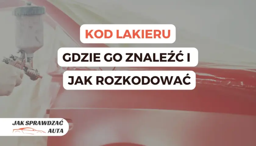 Jak znaleźć i rozszyfrować kod lakieru po VIN dla VW. Pistolet lakierniczy w akcji.