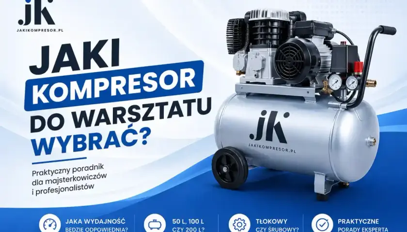 Jaki kompresor do warsztatu wulkanizacyjnego wybrać? Poradnik podpowiada, jaki model będzie najlepszy dla majsterkowiczów i profesjonalistów.